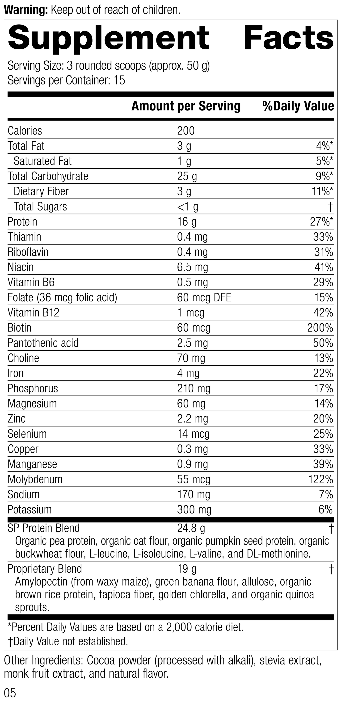 Glucose Assist Chocolate label image revision 2.