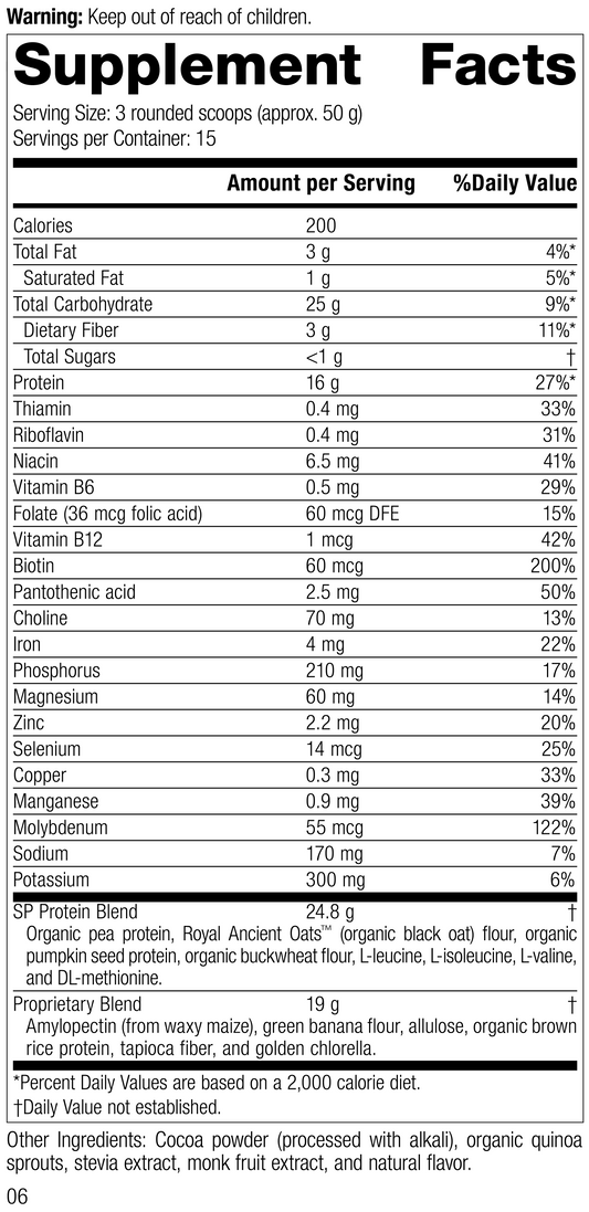 Glucose Assist Chocolate label image revision 2.