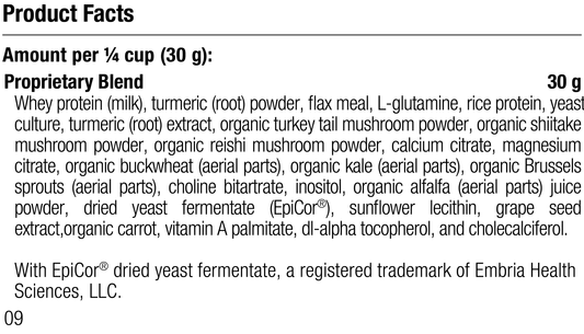 Equine Immune Support, Rev 06 Supplement Facts