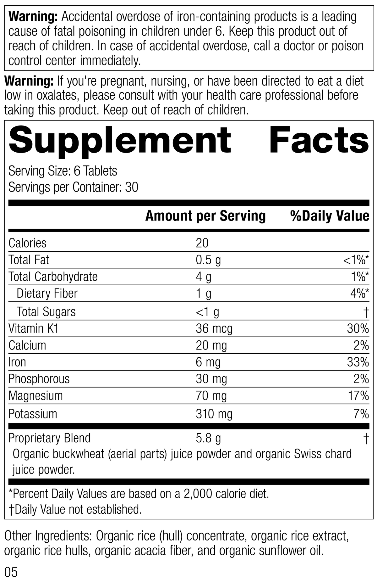 E-Z Mg™ Tablets, Rev 03 Supplement Facts