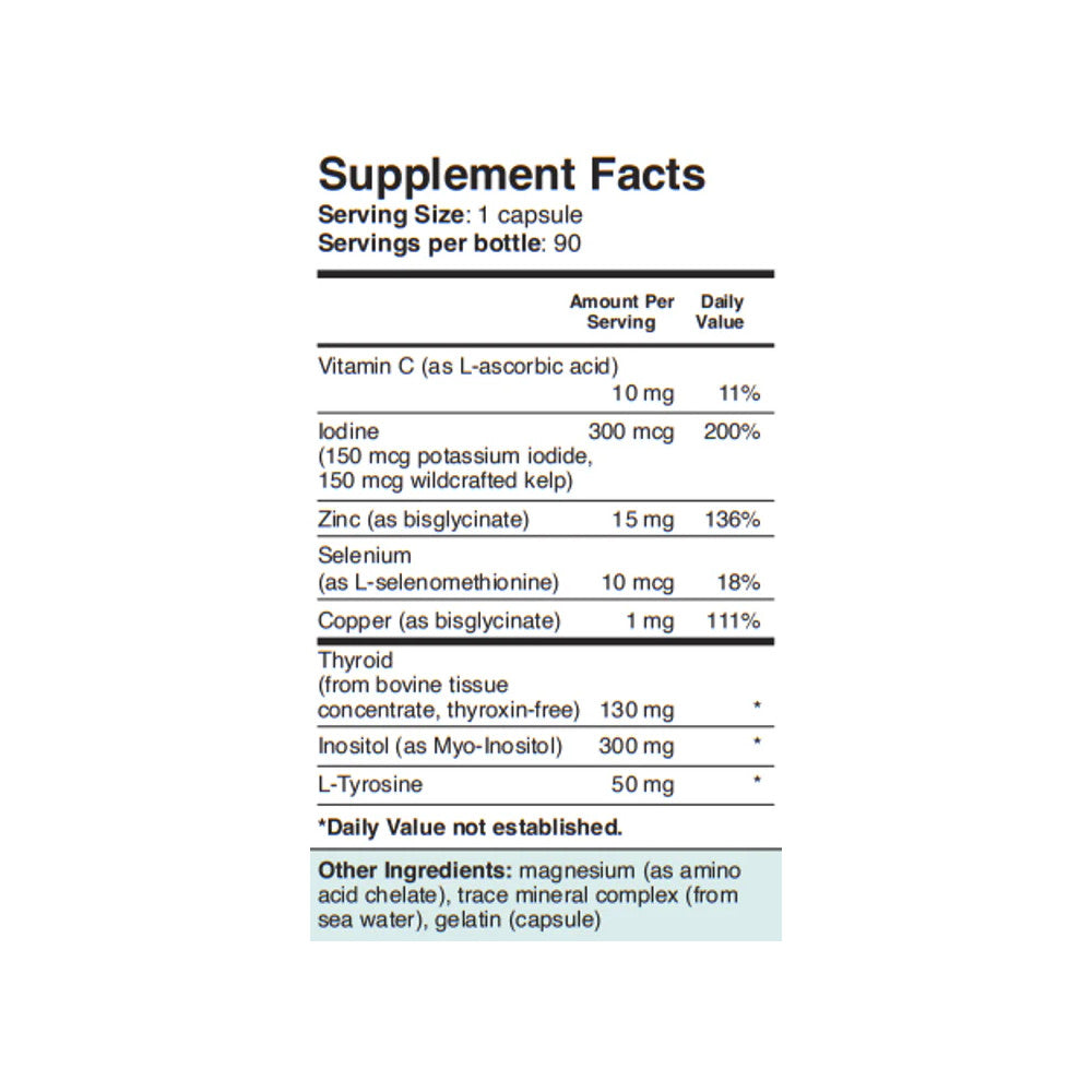 ReGenerZyme Thyroid - 90 capsules