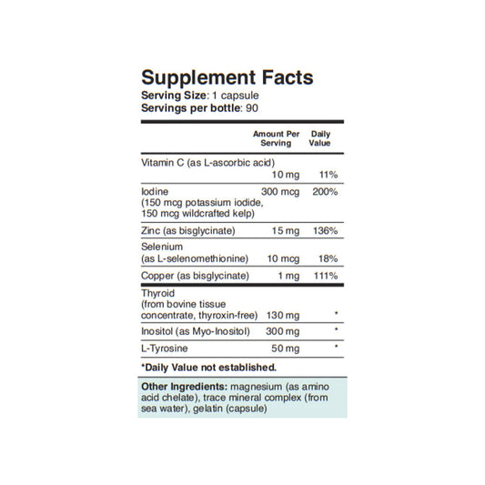 ReGenerZyme Thyroid - 90 capsules